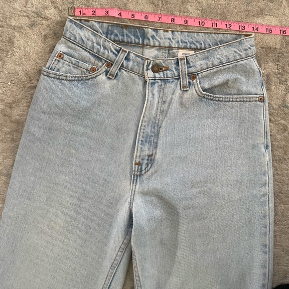 Levi's 512 W28 L30.5 slim fit tapered leg 80's Vintage mom levis 28 - Picture 5 of 12